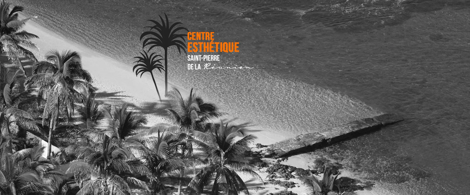 Paysage Plage Ile de La Réunion - Vue du ciel